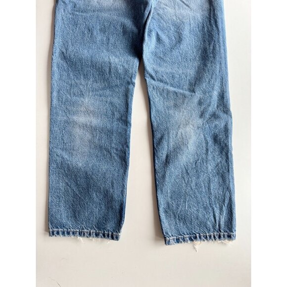 ZARA Medium Wash Denim High Rise Tapered Mom Fit Ankle Jeans, Size 4/26 - Picture 7 of 11